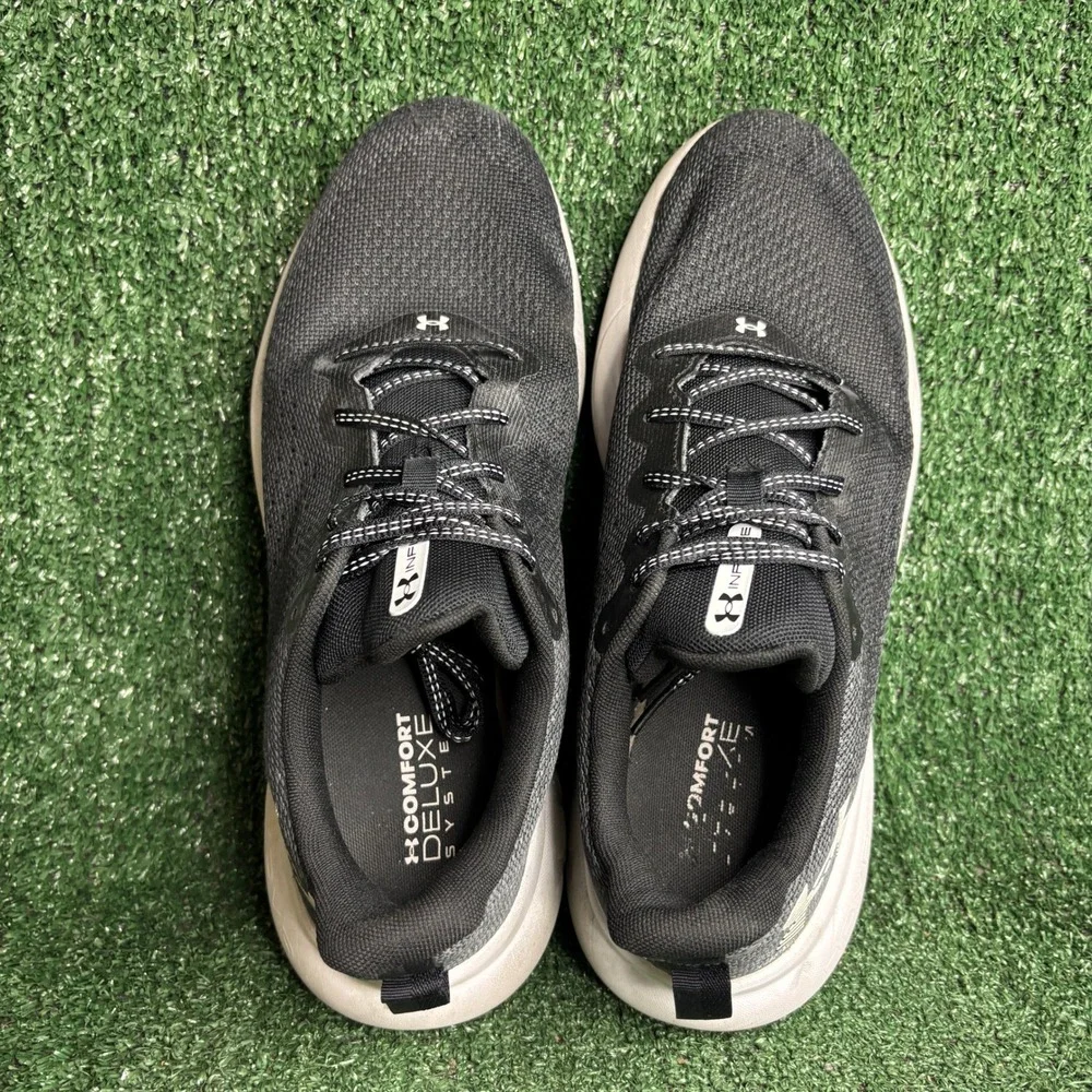Under Armour HOVR Infinite Mesh Breathable Athletic Running Sneaker Black Men 12